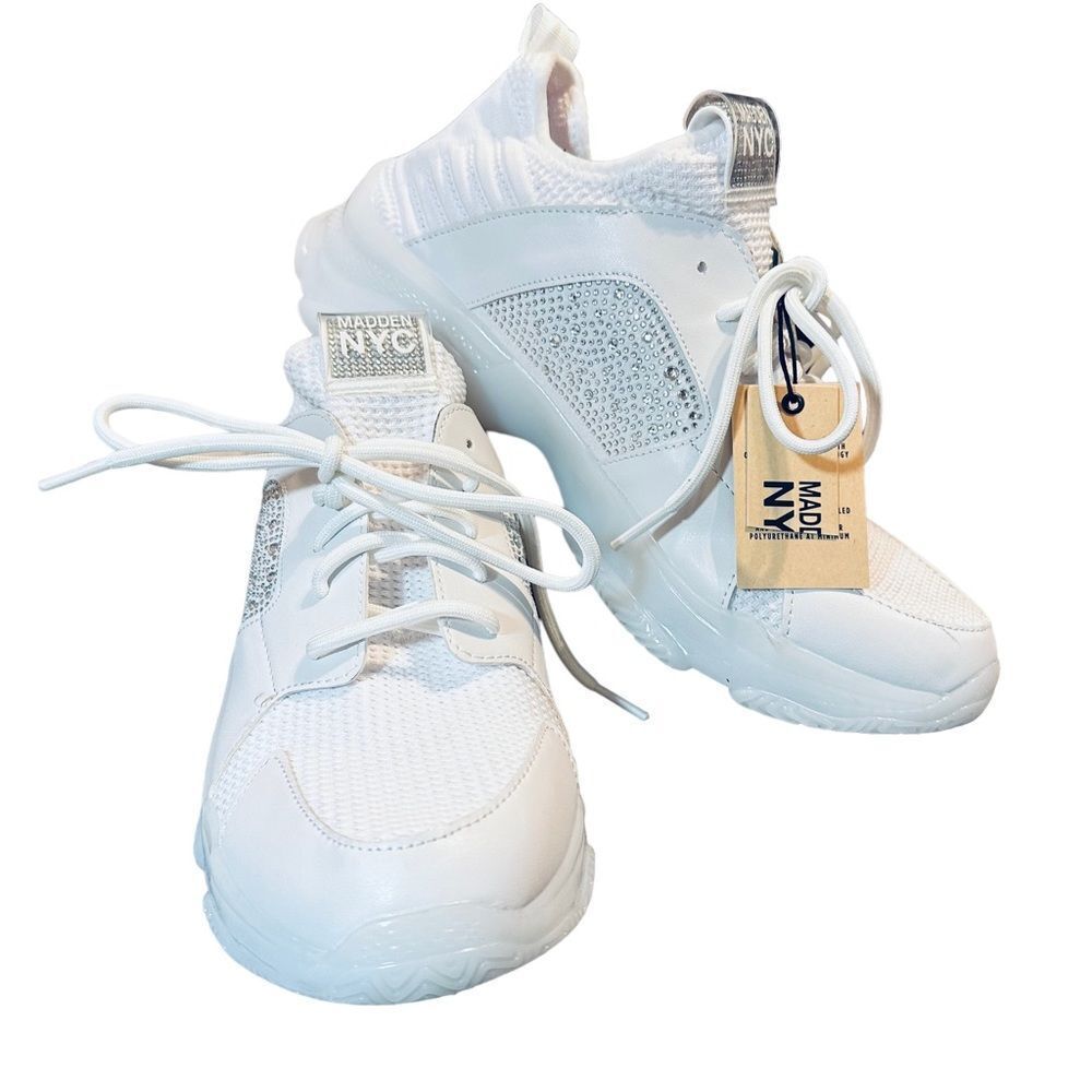 Madden NYC Women’s Rhinestone Athletic Sneaker Size 11 NWT
